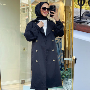 ÇİFT DÜĞMELİ TRENÇ