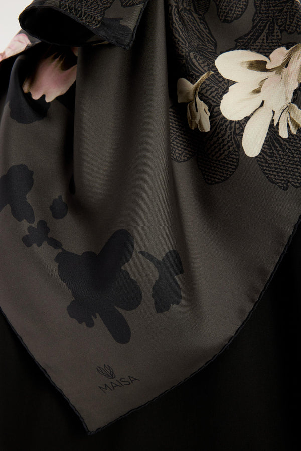 LAL TİVİL İPEK EŞARP