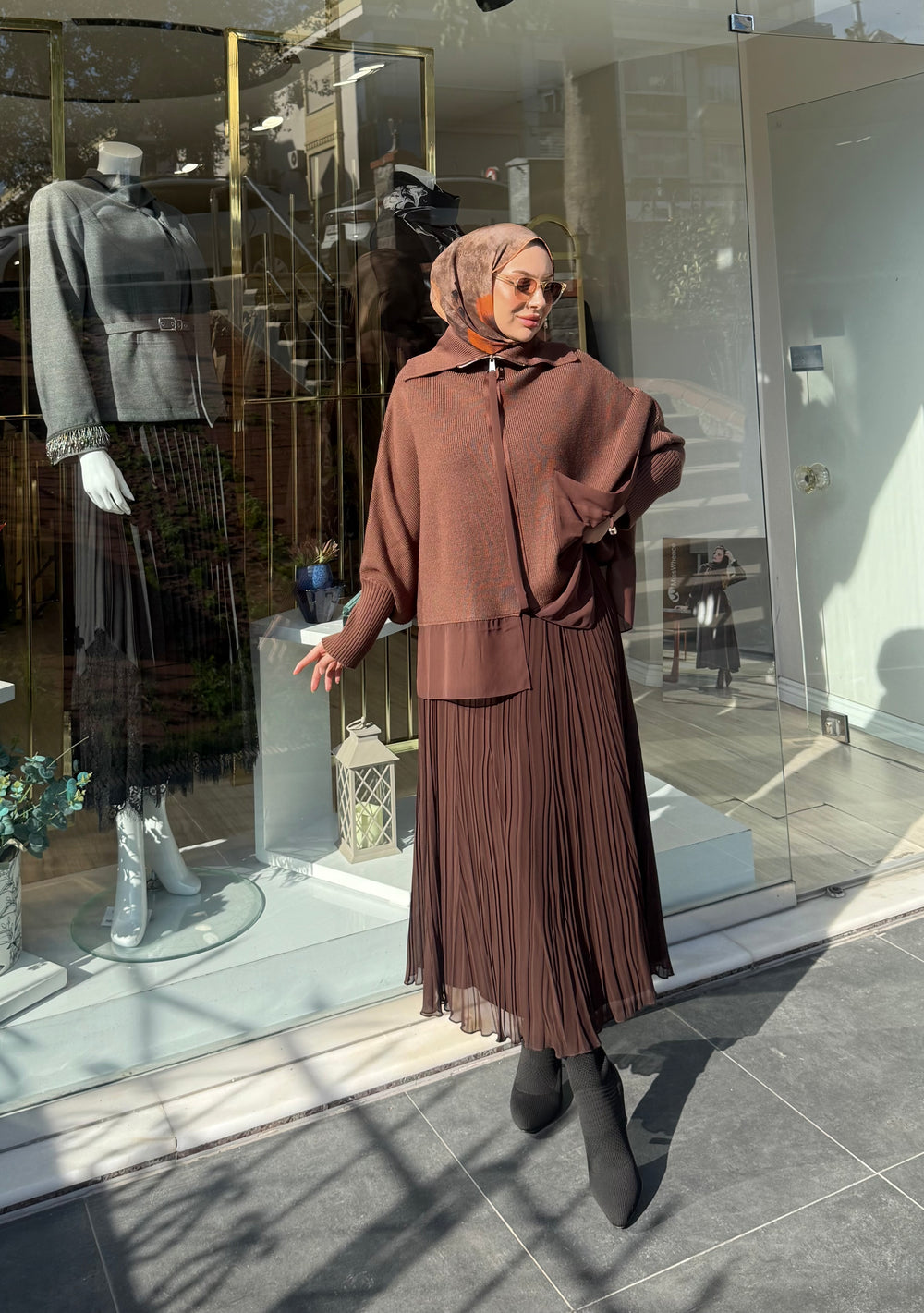 ŞİFON PLİSELİ ETEK