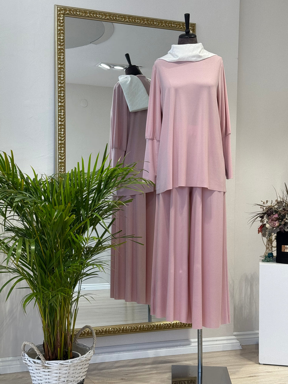 KREP JARSE MANŞETLİ BLUZ