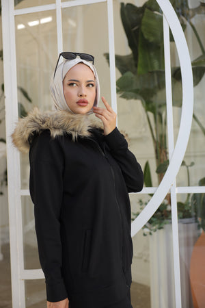 KÜRK KAPÜŞONLU TAKIM