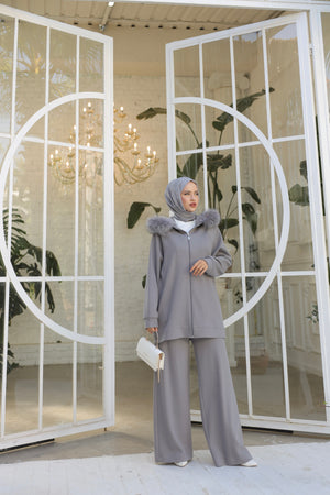 KÜRK KAPÜŞONLU TAKIM