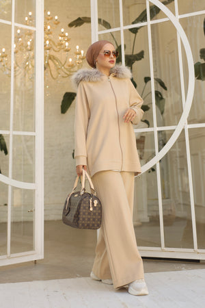 KÜRK KAPÜŞONLU TAKIM