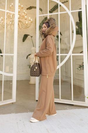 KÜRK KAPÜŞONLU TAKIM