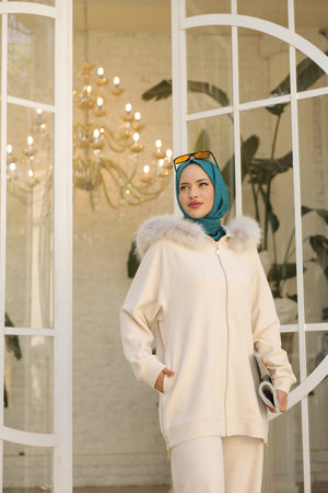 KÜRK KAPÜŞONLU TAKIM