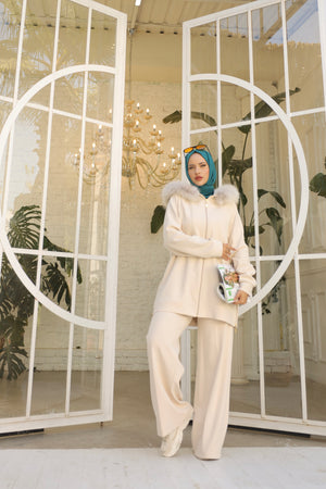 KÜRK KAPÜŞONLU TAKIM