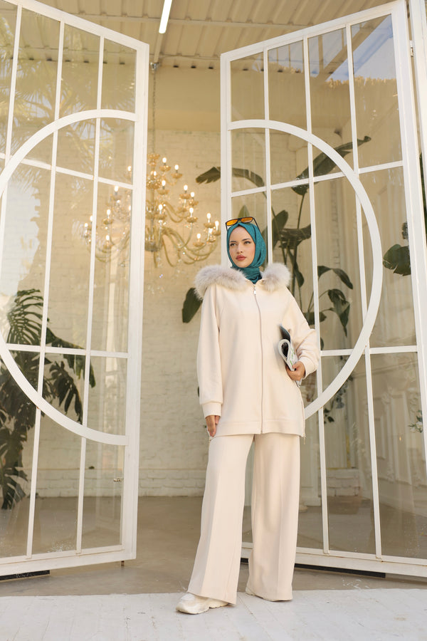 KÜRK KAPÜŞONLU TAKIM