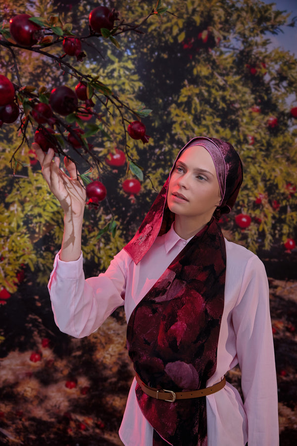 GELİNCİK KREP İPEK ŞAL