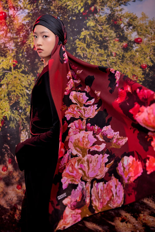 NEVBAHAR KREP İPEK ŞAL