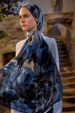 GELİNCİK KREP İPEK ŞAL