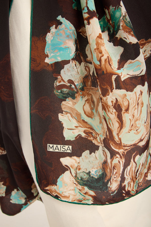 NEVBAHAR KREP İPEK ŞAL