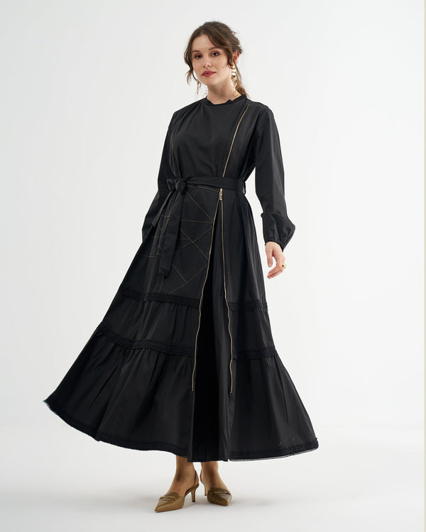 POPLİN PATCHWORK ELBİSE