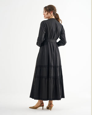 POPLİN PATCHWORK ELBİSE