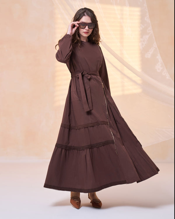 POPLİN PATCHWORK ELBİSE