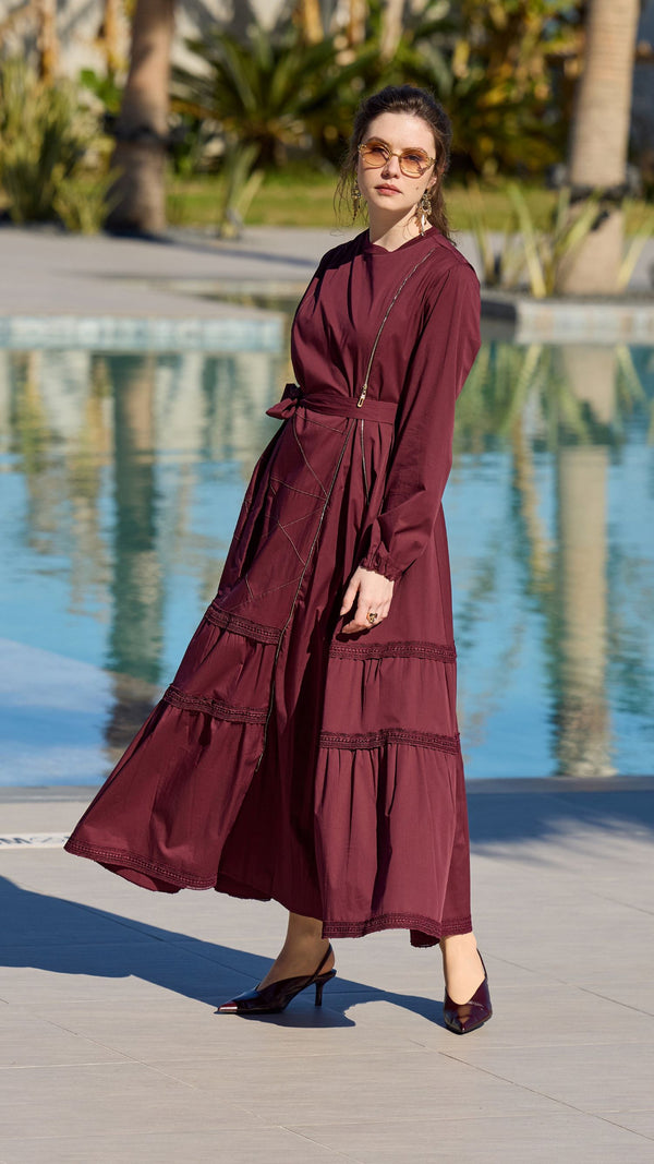 POPLİN PATCHWORK ELBİSE