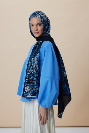SAYRA KREP İPEK ŞAL 70*190 CM