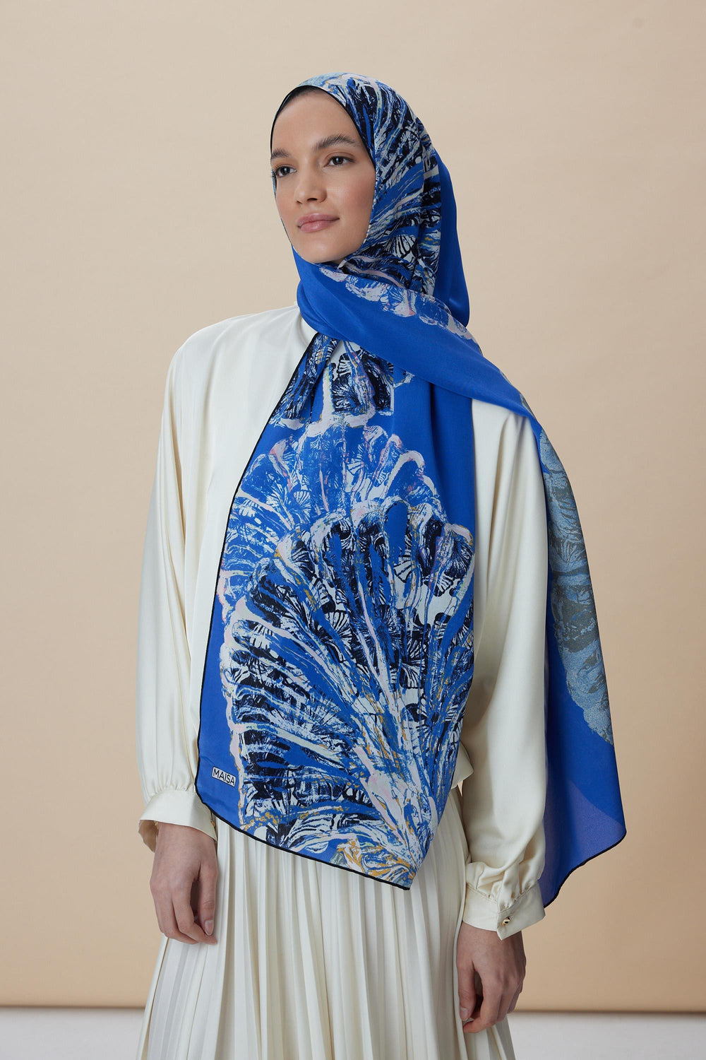 SAYRA KREP İPEK ŞAL 70*190 CM