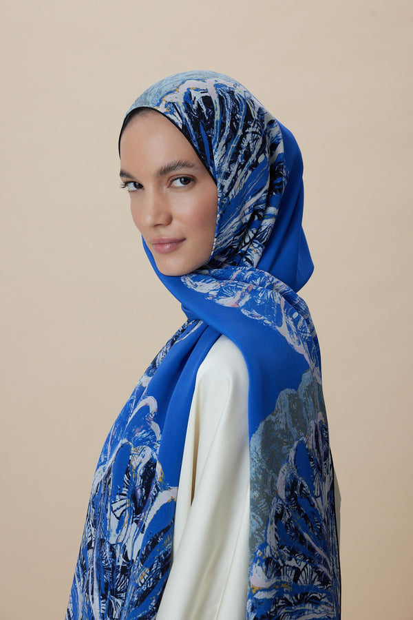 SAYRA KREP İPEK ŞAL 70*190 CM