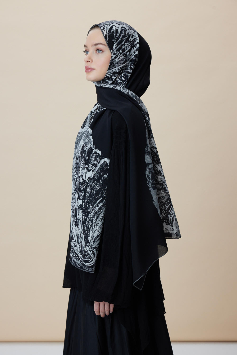 SAYRA KREP İPEK ŞAL 70*190 CM