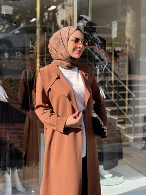 SCUBA ARKASI KEMERLİ CEKET