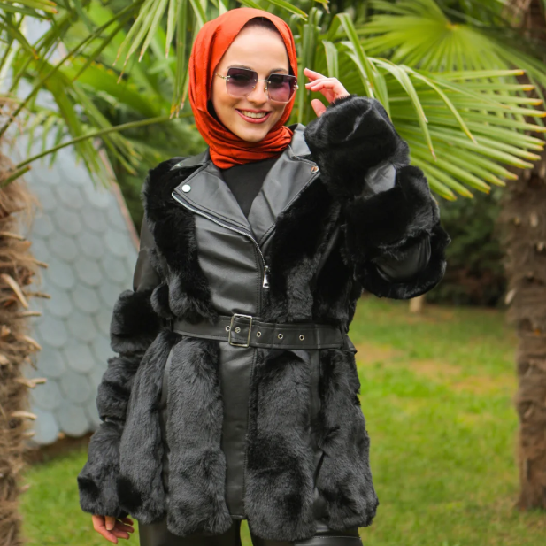 SUNİ DERİ KÜRK  MONT