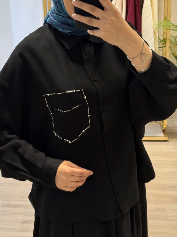 TUNİĞİ BONCUK İŞLEMELİ TAKIM