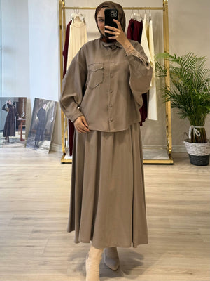 TUNİĞİ BONCUK İŞLEMELİ TAKIM